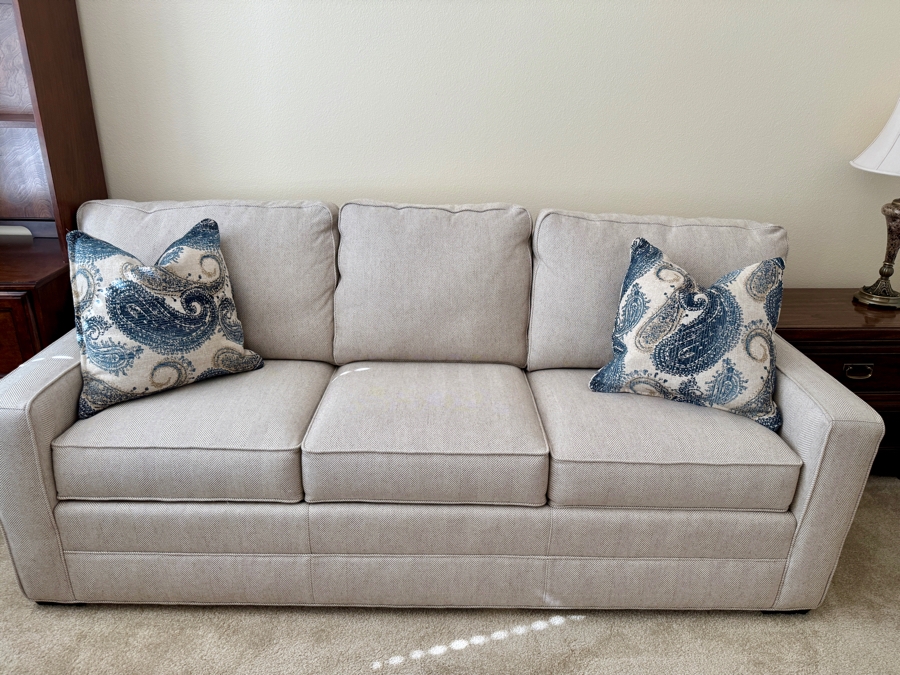 Heritage Upholstered Sleeper Sofa - Made in USA 80W x 36D x 36H [Photo 2]