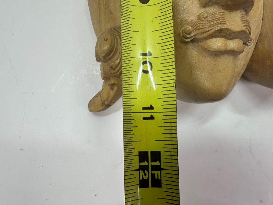 Hand Carved Hardwood Balinese Man and Woman Dancer 9W X 11H X 3D [Photo 7]