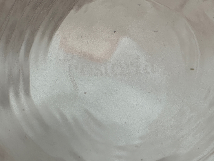 (17) Vintage Signed Fostoria Karnak Pink Glasses 3.75'H, 5'H & 6.75'H [Photo 10]