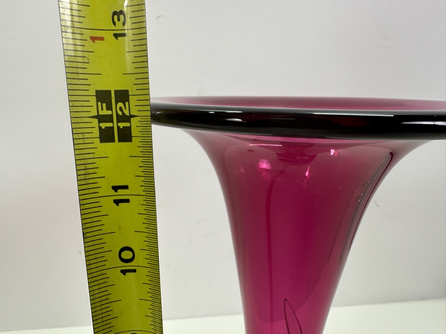 Matthew Buechner Thames Studio Art Glass Vase 12H [Photo 10]