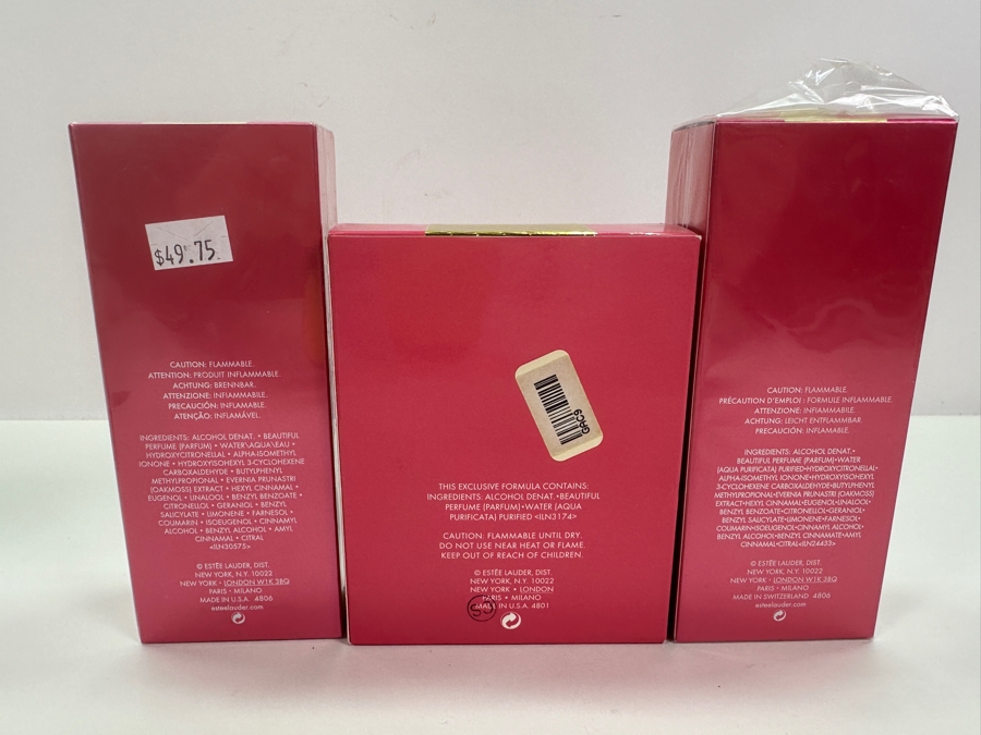 (3) New Estee Lauder Perfume Bottles [Photo 4]