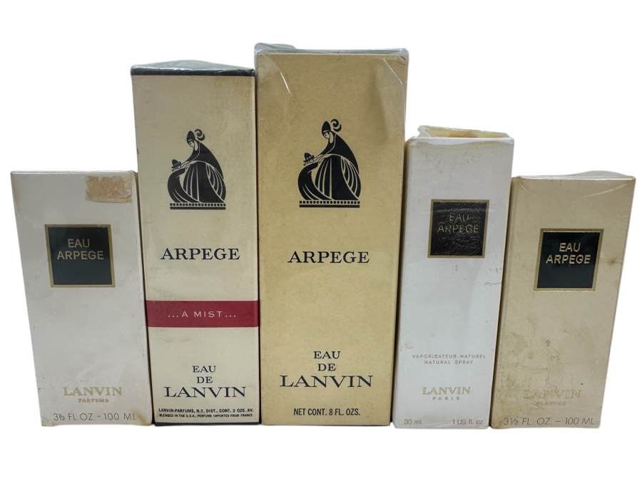 (5) New Lanvin Arpege Perfume Bottles [Photo 1]