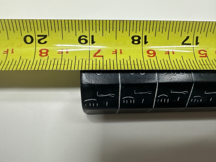 Egyptian Cubit Ser No. 6 Ruler 19 1/8' Presented To Jerry Hayes Along With A Framed 'The Story Of The Egyptian Cubit' Poster Presented To Jerry Hayes (Father Of NAVY Metrology) By The Naval Surface Warfare Center Corona Division 32 X 25 [Photo 8]