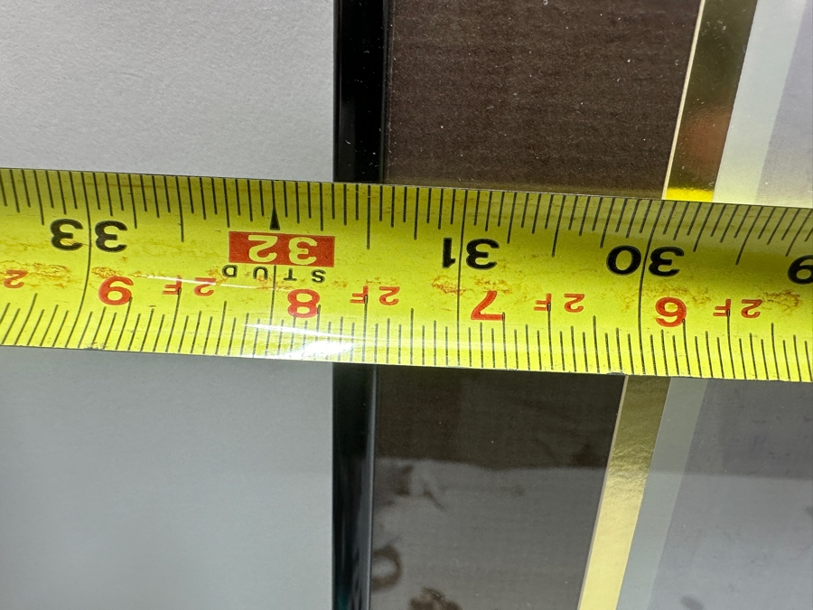 Egyptian Cubit Ser No. 6 Ruler 19 1/8' Presented To Jerry Hayes Along With A Framed 'The Story Of The Egyptian Cubit' Poster Presented To Jerry Hayes (Father Of NAVY Metrology) By The Naval Surface Warfare Center Corona Division 32 X 25 [Photo 9]