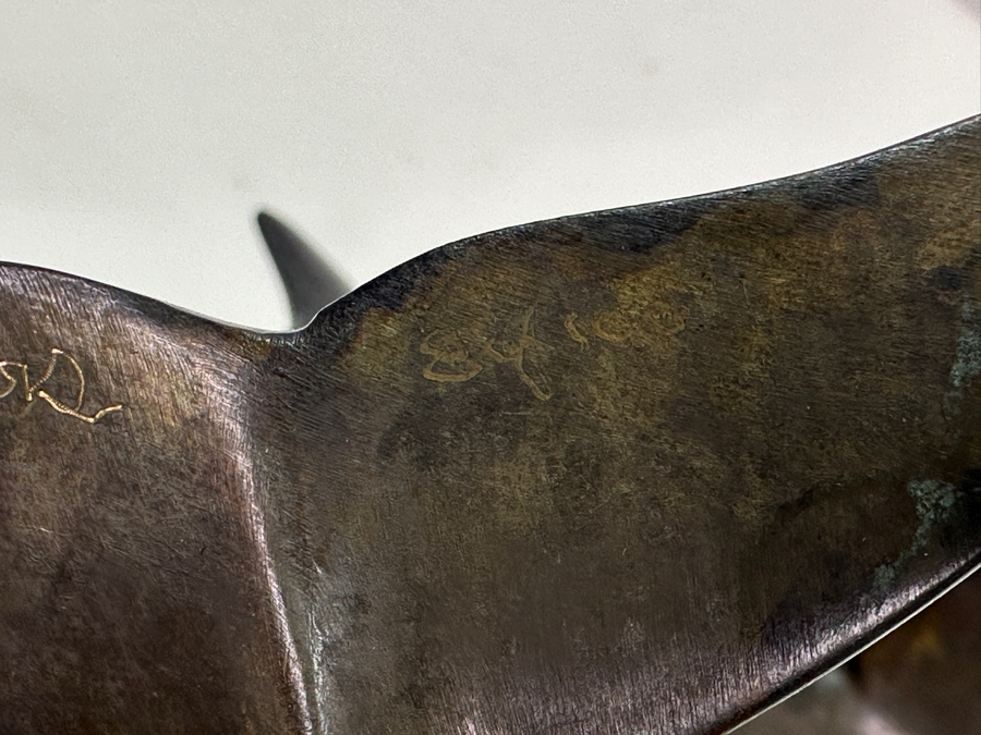 Dale Joseph Evers (B. 1955, Hawaii) Bronze Dolphin Sculpture Limited Edition Artist Signed On Marble Base 6W X 15.5H [Photo 13]