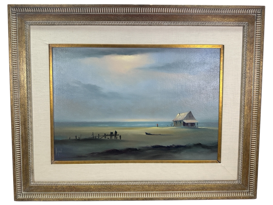 Alfred Dupont (1904-1982, American) Original Oil Painting On Board 26 X 18 Framed [Photo 2]