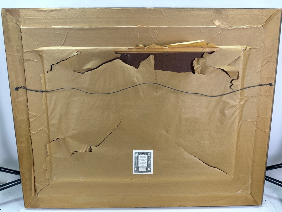 Alfred Dupont (1904-1982, American) Original Oil Painting On Board 26 X 18 Framed [Photo 8]