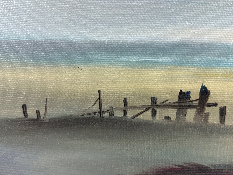 Alfred Dupont (1904-1982, American) Original Oil Painting On Board 26 X 18 Framed [Photo 5]