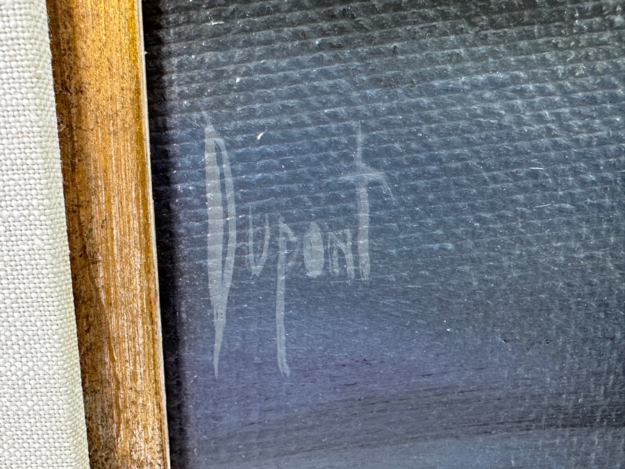 Alfred Dupont (1904-1982, American) Original Oil Painting On Board 26 X 18 Framed [Photo 7]