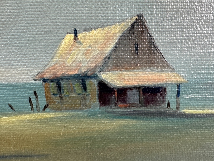 Alfred Dupont (1904-1982, American) Original Oil Painting On Board 26 X 18 Framed [Photo 4]