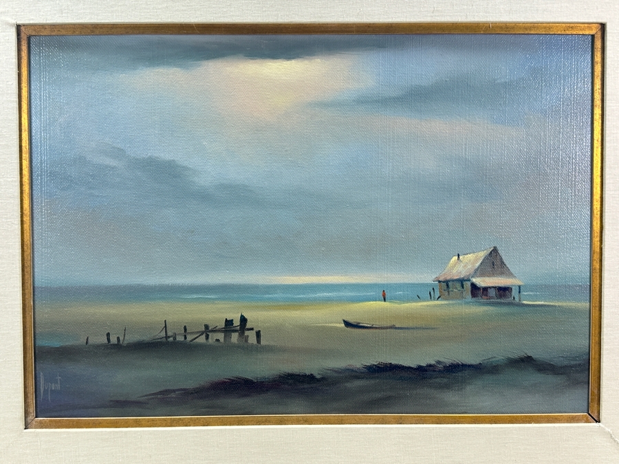 Alfred Dupont (1904-1982, American) Original Oil Painting On Board 26 X 18 Framed [Photo 1]