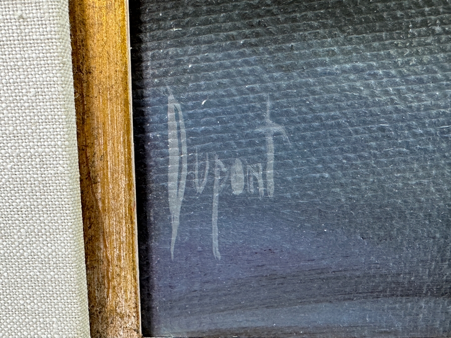 Alfred Dupont (1904-1982, American) Original Oil Painting On Board 26 X 18 Framed [Photo 6]