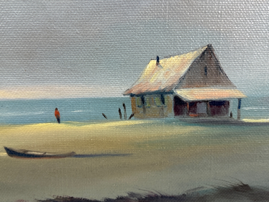 Alfred Dupont (1904-1982, American) Original Oil Painting On Board 26 X 18 Framed [Photo 3]