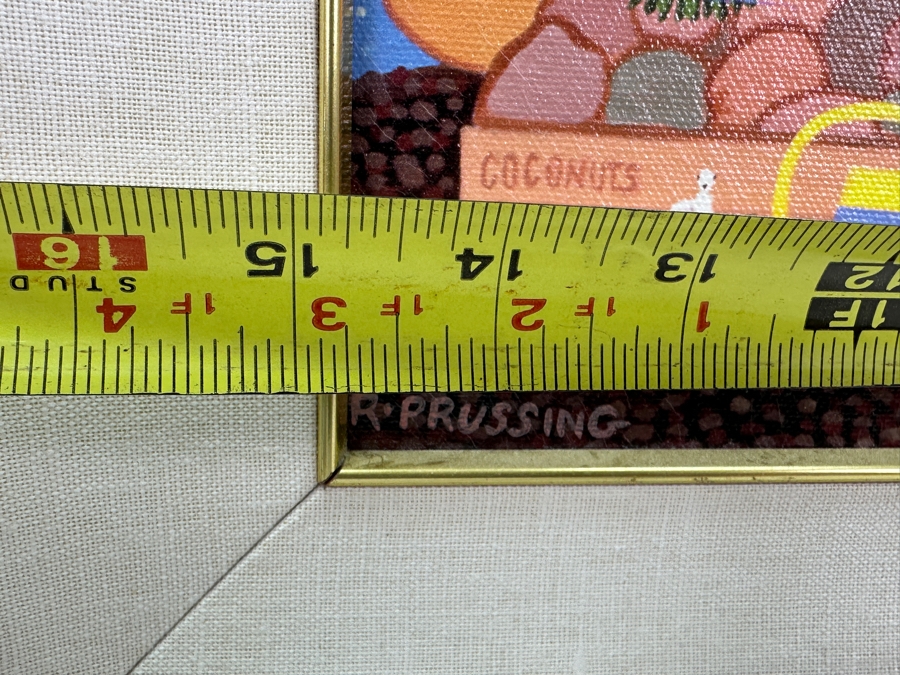 Rosalie Prussing Hand Signed Limited Edition Hawaiian Giclee Print 15 X 15 Framed 22 X 22 [Photo 7]