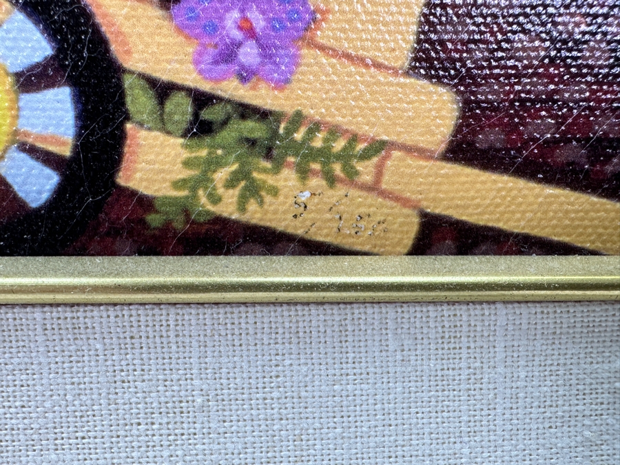 Rosalie Prussing Hand Signed Limited Edition Hawaiian Giclee Print 15 X 15 Framed 22 X 22 [Photo 6]