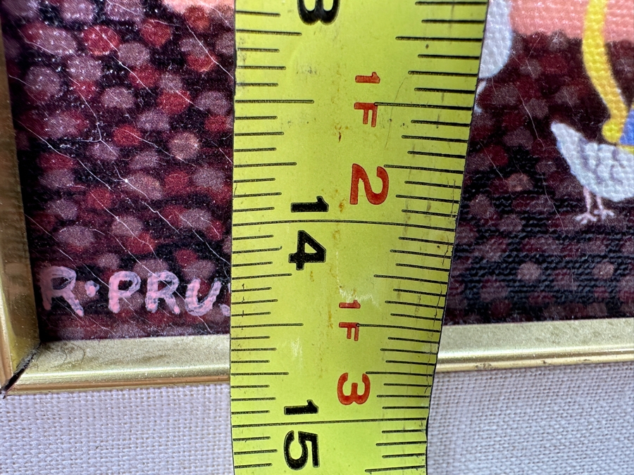 Rosalie Prussing Hand Signed Limited Edition Hawaiian Giclee Print 15 X 15 Framed 22 X 22 [Photo 8]