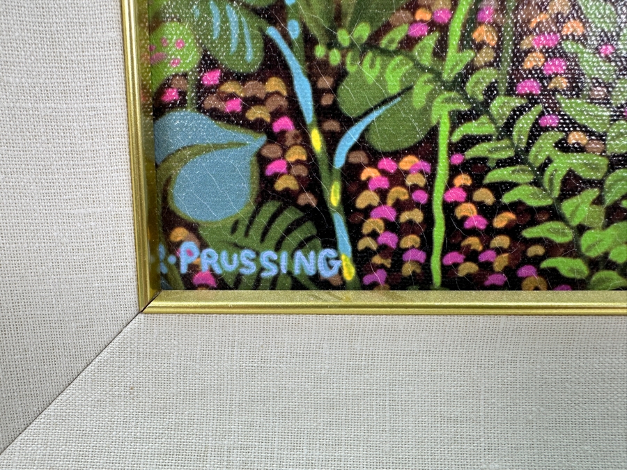 Rosalie Prussing Hand Signed Limited Edition Hawaiian Giclee Print 15 X 15 Framed 22 X 22 [Photo 4]