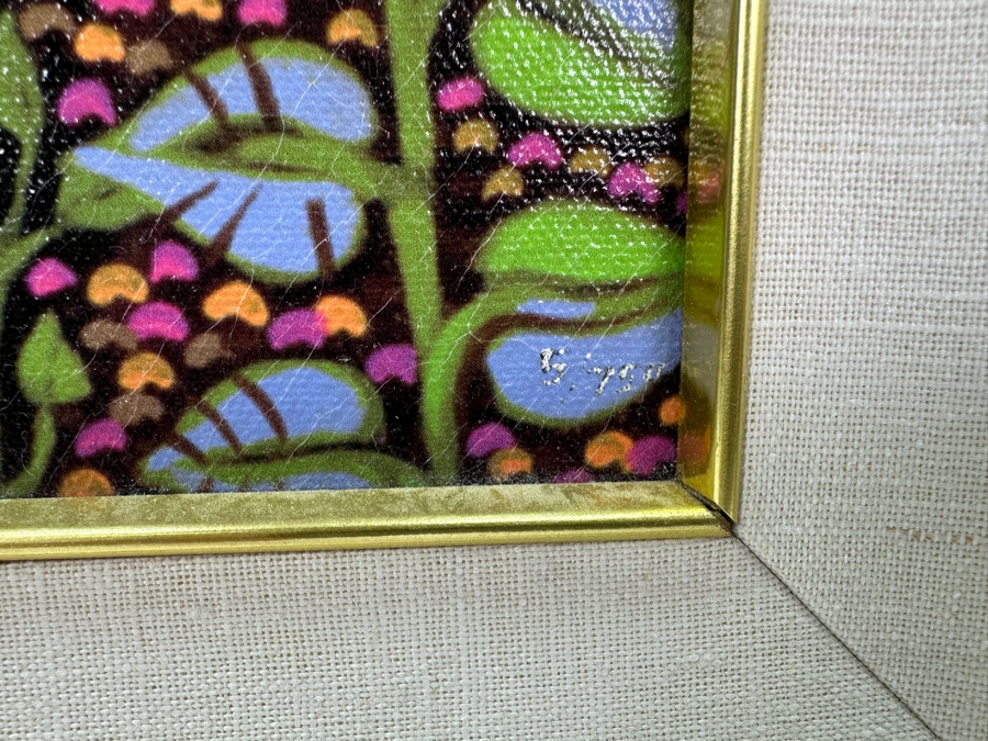 Rosalie Prussing Hand Signed Limited Edition Hawaiian Giclee Print 15 X 15 Framed 22 X 22 [Photo 5]