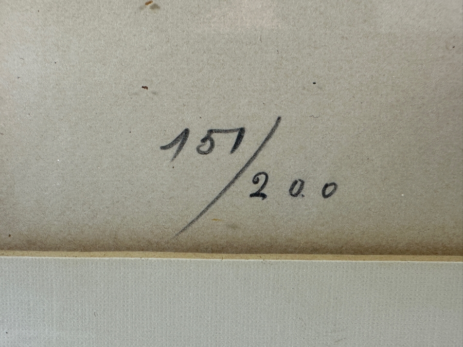 Joan Miro (1893-1983, Spain/France) La Boite Alerte (The Alert Box) 1959 Hand Signed Limited Edition Lithograph On Arches Paper Numbered 151 Of 200 6.25 X 9.5 Framed [Photo 11]