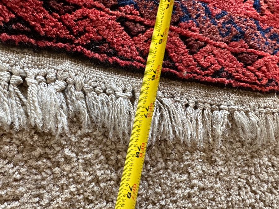 Vintage Hand Knotted Wool Persian Area Rug 40 X 77 [Photo 7]