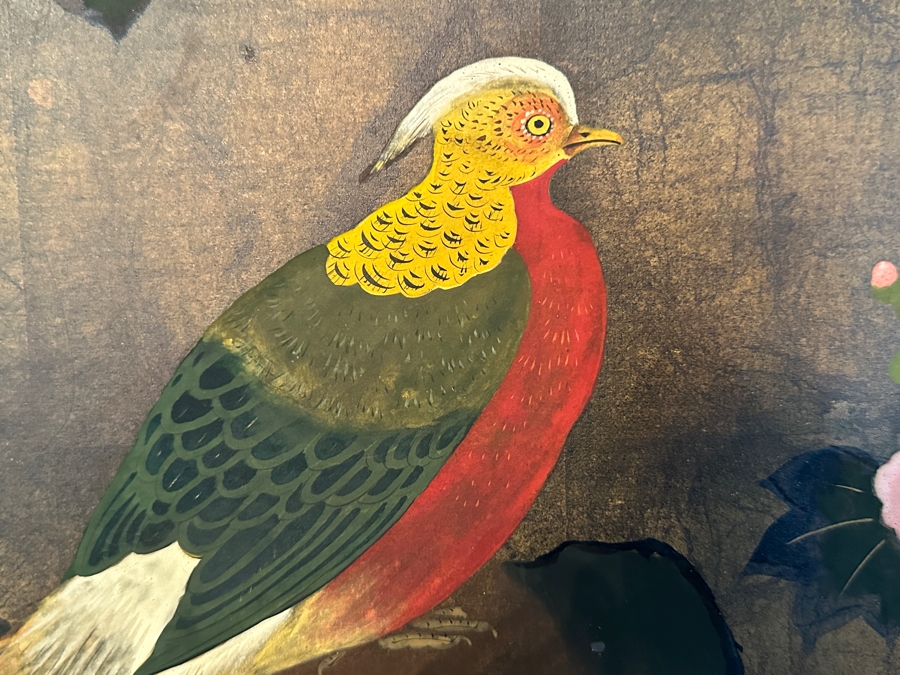 Signed Japanese Silk 4-Panel Screen 74W X 36H [Photo 10]