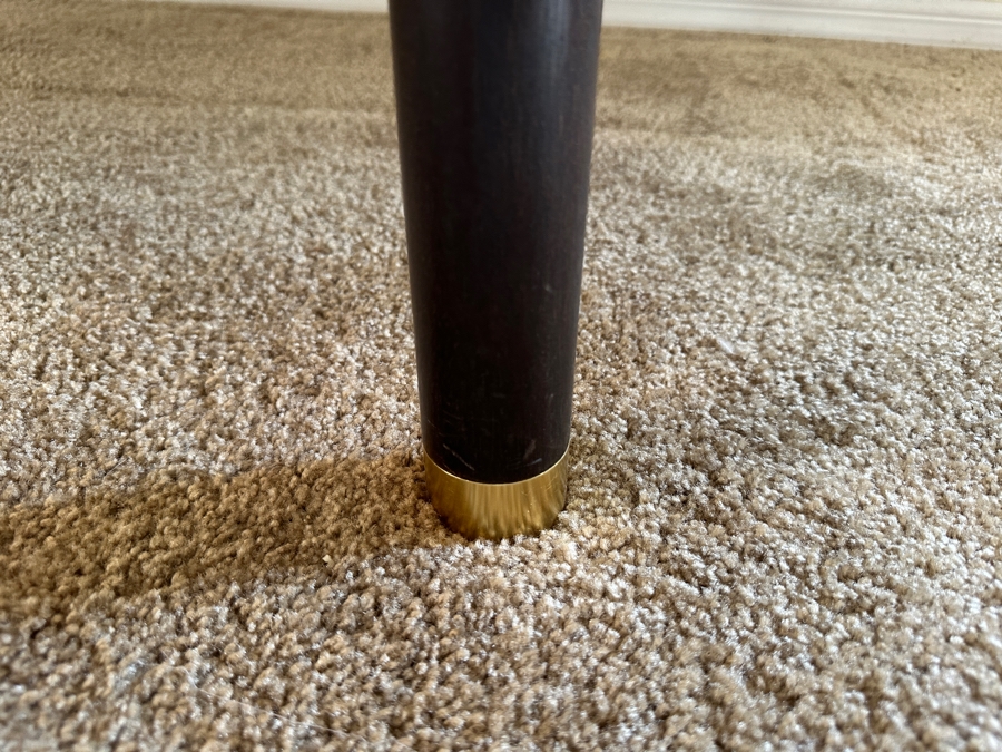 John Stuart Mid-Century Modern 44' Round Extending Dining Table 29'H With Two 24'L Leaves [Photo 12]