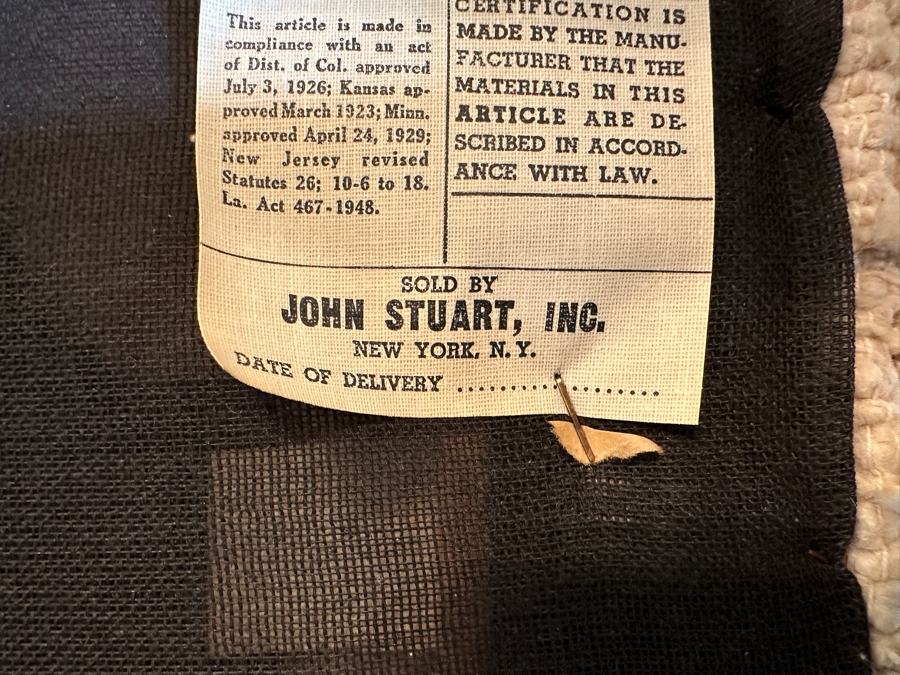 John Stuart Mid-Century Modern Curved Back Dining Chairs: Two Armchairs And Four Dining Chairs - Total Of Six Chairs [Photo 12]