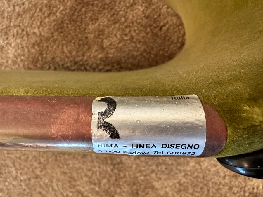 Pair Of Mid-Century Modern RIMA Linea Disegno Italian Z Chairs 18.5W X 24D X 33H [Photo 12]