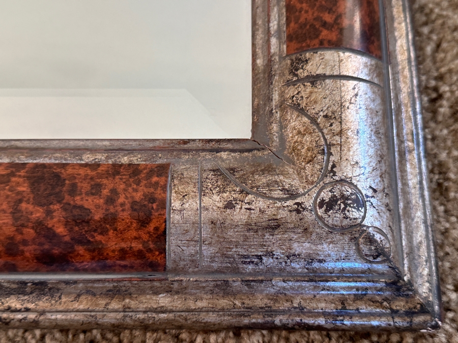 Beveled Glass Wall Mirror 40.5 X 28.5 [Photo 3]