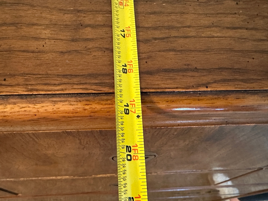 Vintage Drexel Heritage Accolade Campaign Chest Of Drawers 5-Drawer Dresser 37.5W X 19D X 48.5H [Photo 12]