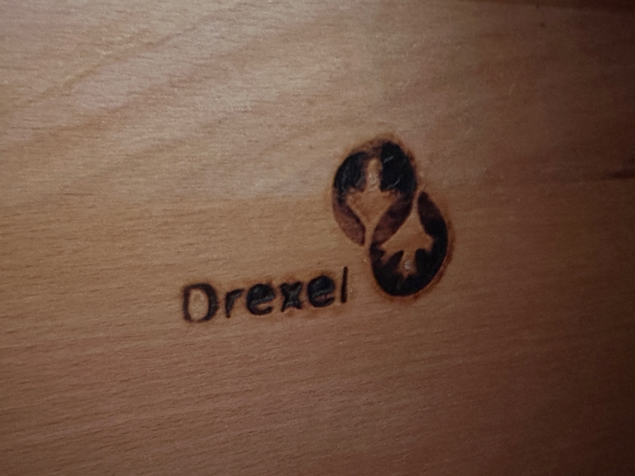 Vintage Drexel Heritage Accolade Campaign Chest Of Drawers 5-Drawer Dresser 37.5W X 19D X 48.5H [Photo 7]