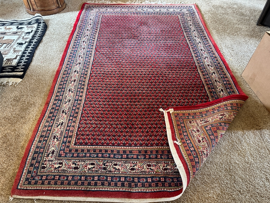 Hand Knotted Wool Persian Area Rug 61 X 99 [Photo 7]