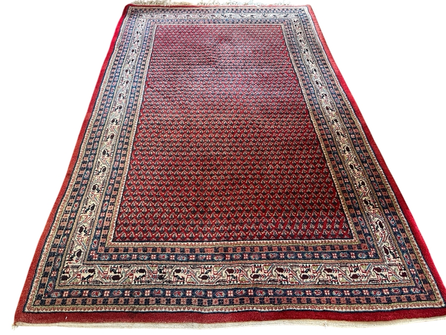 Hand Knotted Wool Persian Area Rug 61 X 99 [Photo 2]