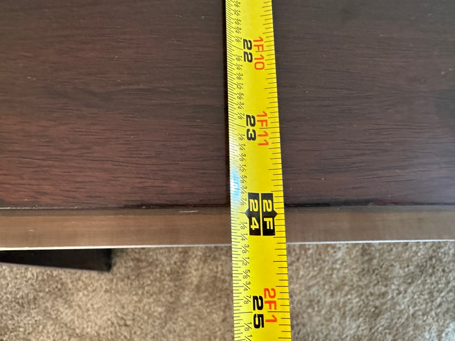 Vintage John Stuart Mid-Century Modern Rosewood Desk 49.5W X 24D X 28.5H With Vintage John Stuart Cane Back Office Chair [Photo 28]