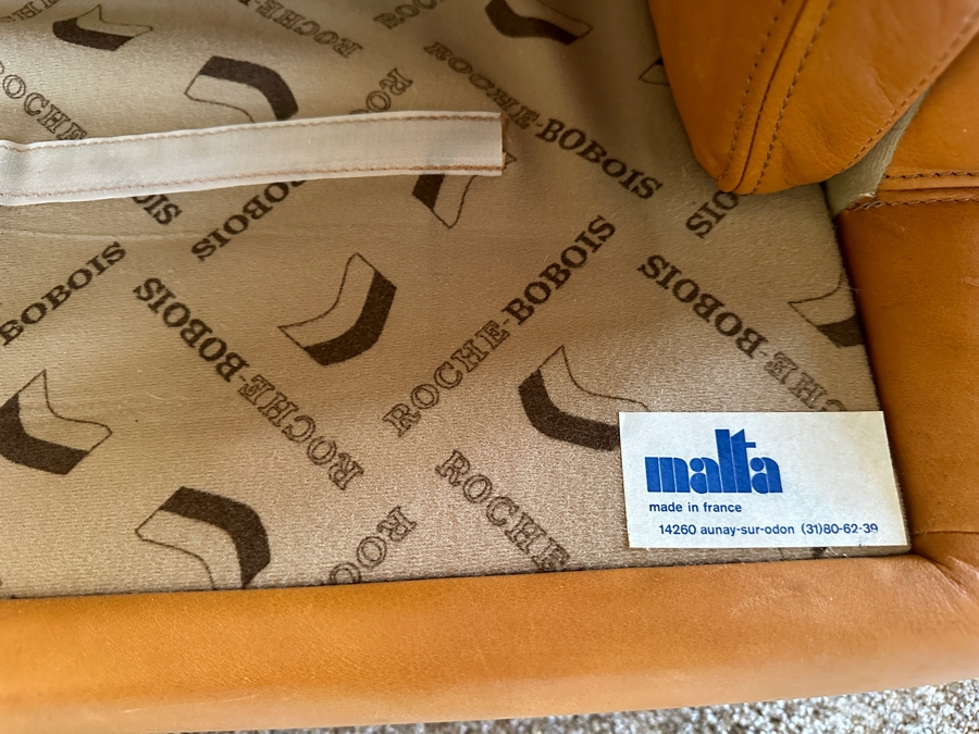 Roche Bobois Leather Armchair Made In France 36W X 36D X 34H [Photo 7]