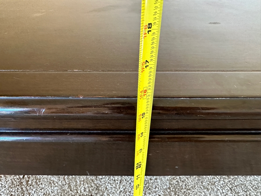 Vintage Chinese Wooden Rectangular Coffee Table 60 X 20 X 16H [Photo 9]