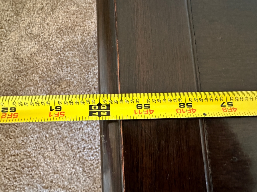 Vintage Chinese Wooden Rectangular Coffee Table 60 X 20 X 16H [Photo 7]