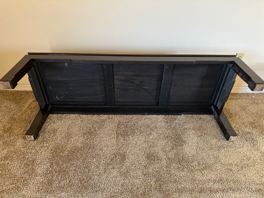 Vintage Chinese Wooden Rectangular Coffee Table 60 X 20 X 16H [Photo 6]