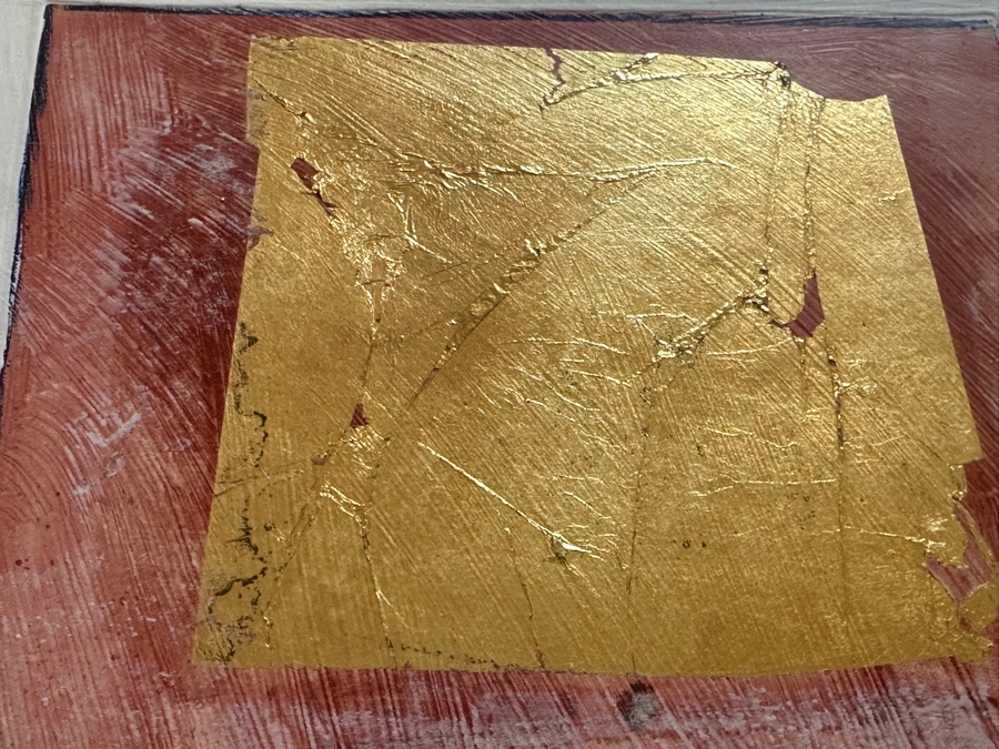 W. Michael Bush (B. 1957, American) Original Mixed-Media Abstract Artwork Titled 'Windows' 19 X 30 Framed 29 X 39 [Photo 10]