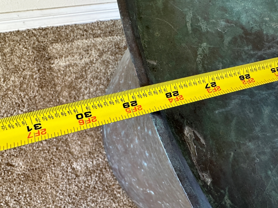 Large Copper Rain Drum / Cauldron Pot 28W X 20H [Photo 16]