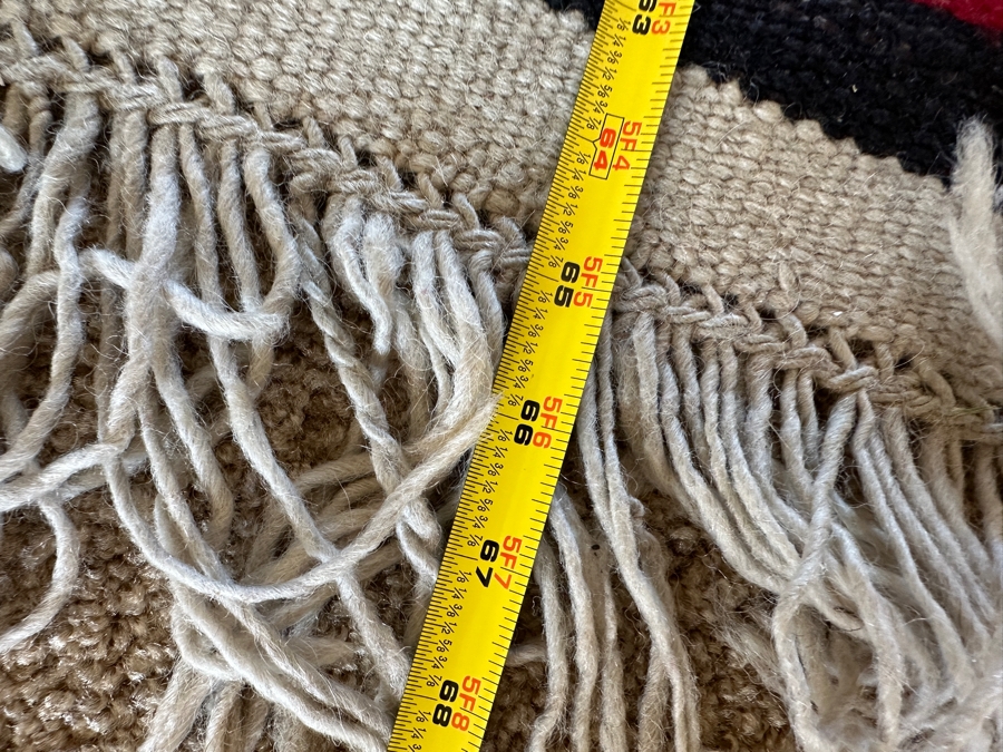 Hand Knotted Wool Tribal Area Rug 37 X 66 [Photo 7]