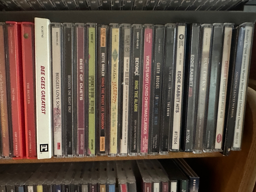 Huge Collection Of Music CDs (Rock, Classic, World), DVDs Including Box Sets And Cassette Tapes Plus Three Wooden Storage Racks - See Photos For Sampling [Photo 12]
