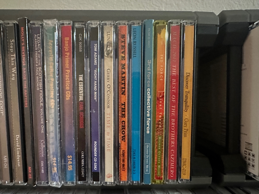 Huge Collection Of Music CDs (Rock, Classic, World), DVDs Including Box Sets And Cassette Tapes Plus Three Wooden Storage Racks - See Photos For Sampling [Photo 8]