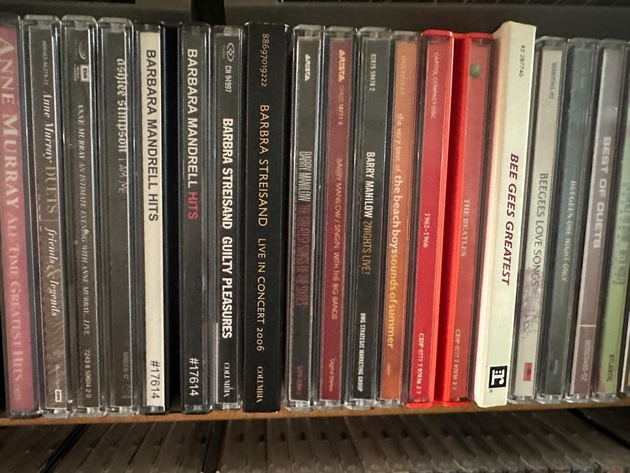 Huge Collection Of Music CDs (Rock, Classic, World), DVDs Including Box Sets And Cassette Tapes Plus Three Wooden Storage Racks - See Photos For Sampling [Photo 5]