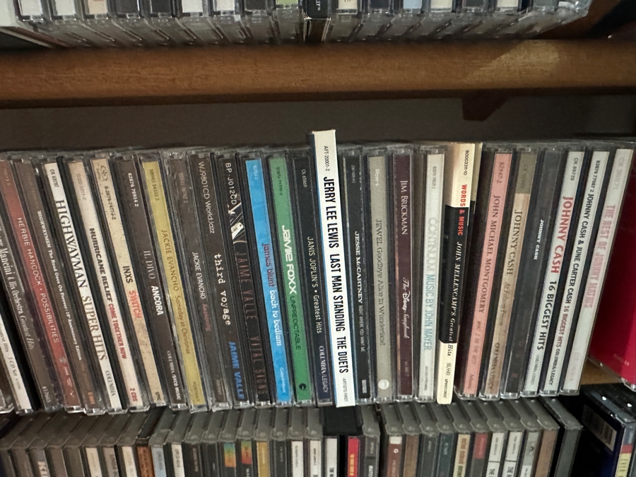 Huge Collection Of Music CDs (Rock, Classic, World), DVDs Including Box Sets And Cassette Tapes Plus Three Wooden Storage Racks - See Photos For Sampling [Photo 19]