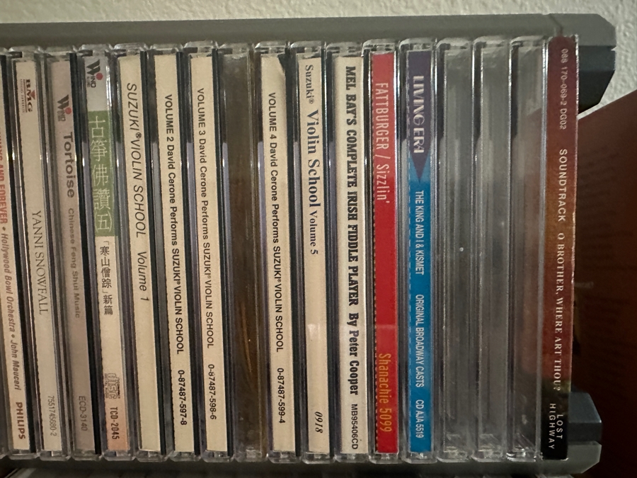 Huge Collection Of Music CDs (Rock, Classic, World), DVDs Including Box Sets And Cassette Tapes Plus Three Wooden Storage Racks - See Photos For Sampling [Photo 10]
