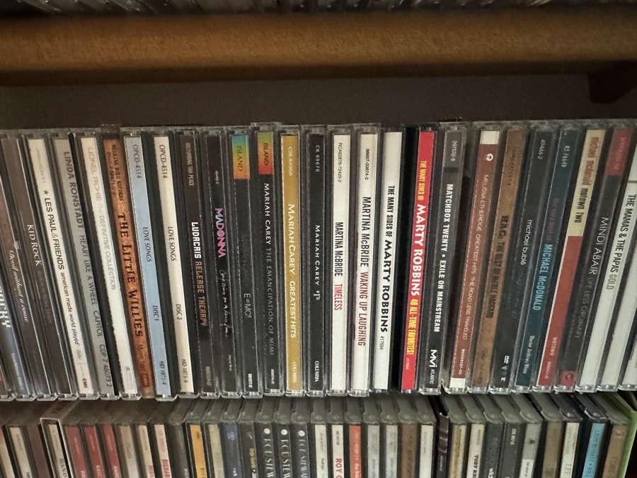 Huge Collection Of Music CDs (Rock, Classic, World), DVDs Including Box Sets And Cassette Tapes Plus Three Wooden Storage Racks - See Photos For Sampling [Photo 22]