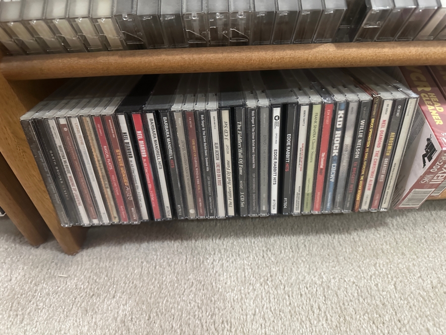 Huge Collection Of Music CDs (Rock, Classic, World), DVDs Including Box Sets And Cassette Tapes Plus Three Wooden Storage Racks - See Photos For Sampling [Photo 34]