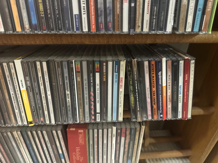 Huge Collection Of Music CDs (Rock, Classic, World), DVDs Including Box Sets And Cassette Tapes Plus Three Wooden Storage Racks - See Photos For Sampling [Photo 27]