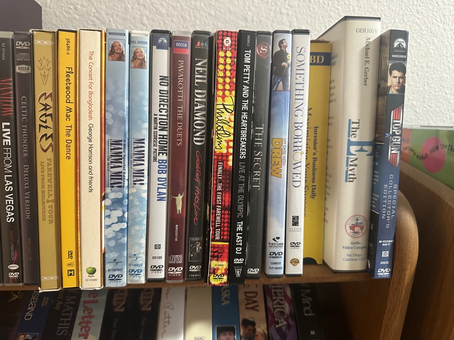 Huge Collection Of Music CDs (Rock, Classic, World), DVDs Including Box Sets And Cassette Tapes Plus Three Wooden Storage Racks - See Photos For Sampling [Photo 32]